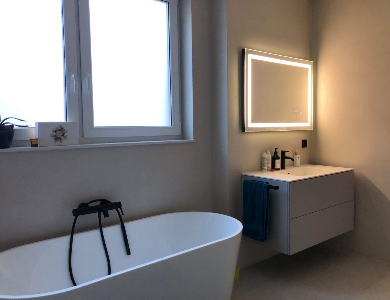 Fugenloses Bad in Malsch bei Wiesloch